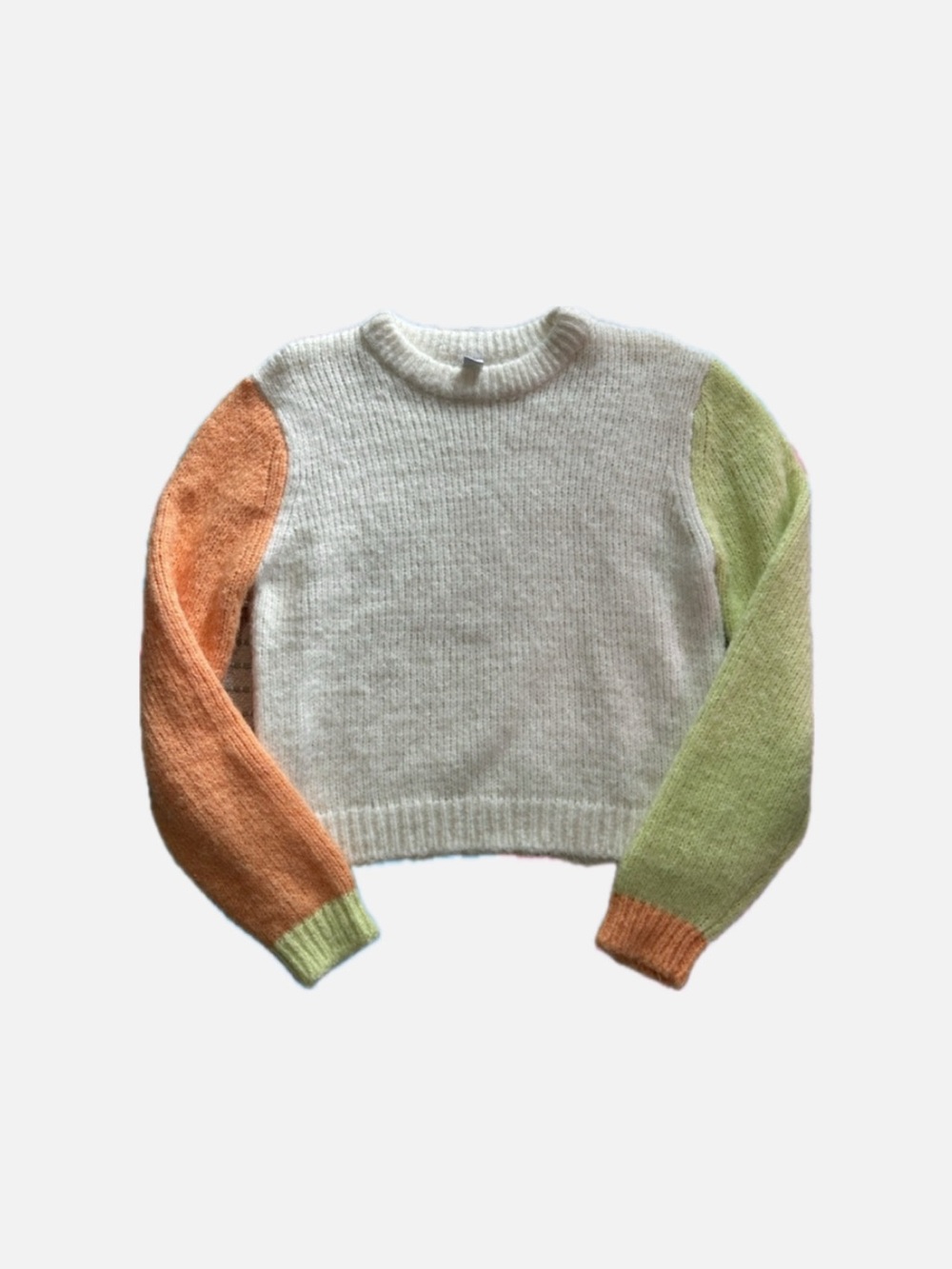 Colorblock Crewneck Sweater